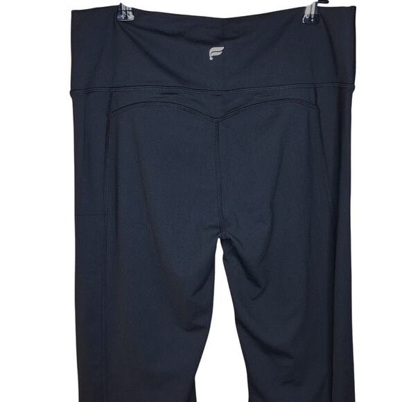 Fabletics NEW XL Oasis High-waisted kick flare yoga pants black super soft - Picture 5 of 5